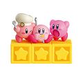 "Eat" figure from the "Poyotto Collection Kirby 30th Anniversary" merchandise line, featuring Chef Kirby