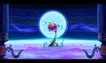 The Dreamstalk framed against the moon in Kirby: Triple Deluxe.