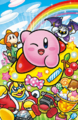 Key art of Kirby: Big Race in Pupupu Land!