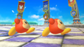 Chapter 4 credits picture from Kirby Fighters 2, showing the Waddle Dee impostors from Chapter 3 of Story Mode: The Destined Rivals