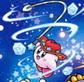 Blizzard Whip Kirby in Find Kirby!!