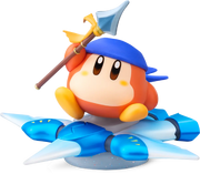 amiibo of Bandana Waddle Dee on the Winged Star (released November 20th, 2025)