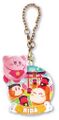 "Hida / Sarubobo" keychain from the "Kirby's Dream Land: Pukkuri Keychain" merchandise line.