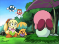 Tiff and company find Kirby incubating the egg.