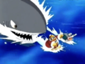 Joe chases King Dedede and Escargoon away, having recovered no treasure.