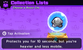 The Metal Boost Orb from Kirby Battle Royale