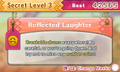 Secret Reflected Laughter stage select