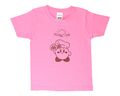 Same T-shirt as before, but pink