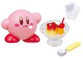 "Custard pudding" miniature set from the "Kirby Kitchen" merchandise line, manufactured by Re-ment