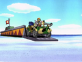King Dedede and Escargoon arrive on the island.