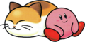 Nago and Kirby from Kirby's Dream Land 3
