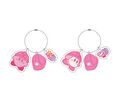 Acrylic key rings with helmet from the "Kirby's Dream Factory" merchandise line