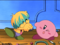 Tuff play-fighting with Kirby