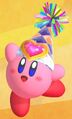 The Heart Bomb Hat in Kirby Fighters 2