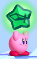 KRtDL Kirby holding a Sword Ability Star.png