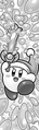 Kirby obtaining Splash Sword in Kirby Star Allies: The Great Friend Adventure!