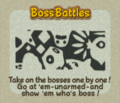 Boss Battles title
