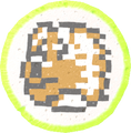 Character Treat from Kirby's Dream Buffet, depicting Hot Head's sprite from Kirby's Adventure
