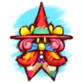 Sprite of Paintra's painting form prior to being brought to life by Taranza