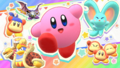 The photo added to Kirby's House after achieving 100% completion