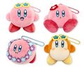 Set of Kirby and Waddle Dee mascot plushies from "Kirby Pupupu Vacation" merchandise series