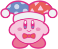 Kirby dressed as Marx, for the KIRBY MUTEKI! SUTEKI! CLOSET merchandise series