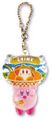"Ehime / Mandarin" keychain from the "Kirby's Dream Land: Pukkuri Keychain" merchandise line.