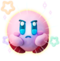 Kirby charging up a Star Dash