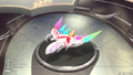 The Dragoon's boost animation from Kirby Air Riders