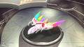 The Dragoon's movement animation from Kirby Air Riders