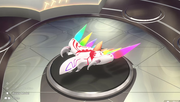 The Dragoon's movement animation from Kirby Air Riders (click to animate)