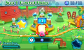 The Patched Plains Level Hub from Kirby: Planet Robobot