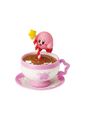 "Star au Lait" figure from the "Kirby Sweet Tea Time" merchandise line, featuring a Star Rod-themed spoon