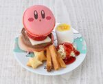 Kirby Cafe Mini Kirby hamburger with New Year dessert.jpg