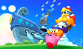 Kirby's Return to Dream Land panel from Puzzle Swap in the StreetPass Mii Plaza, featuring King Dedede