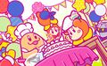 Kirby JP Twitter illustration of preparations for the anniversary