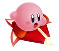 Artwork of Kirby riding the Free Star