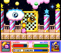 Contending with the cycloptic stormcloud in Kirby Super Star
