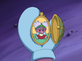 Locket containing an image of baby Knuckle Joe (Here Comes the Son)