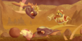 Beam Kirby and King Dedede battle Landia EX
