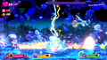 Flamberge tries to scorch the Star Allies with Long Flam Flambé