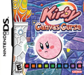 North American box art for Kirby: Canvas Curse featuring Kirby Ball
