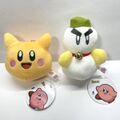 Scarfy and Chilly plushies from the "Kirby Friend Mascot" merchandise line