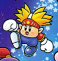 Knuckle Joe in Find Kirby!! (Outer Space)