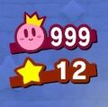 The max amount of lives obtained in Kirby Star Allies