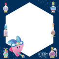 Photoframe inspired by the KIRBY Mystic Perfume merchandise line
