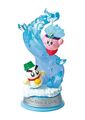 "Ice Kirby & Chilly" figure from the "Swing Kirby in Dream Land" merchandise line, manufactured by Re-ment