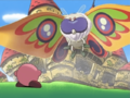 Kirby attempting to withstand Mosugaba's dust