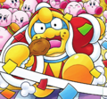 King Dedede in Find Kirby!! (Gourmet Race)