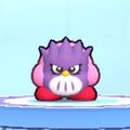 Kirby wearing the Coo Dress-Up Mask in Kirby's Return to Dream Land Deluxe